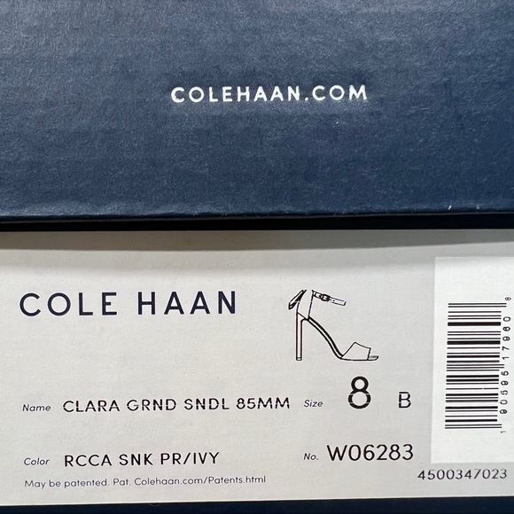 Cole Haan Women's Clara Grand OS Snake High Heel Sandal Size 8 - Picture 11 of 11